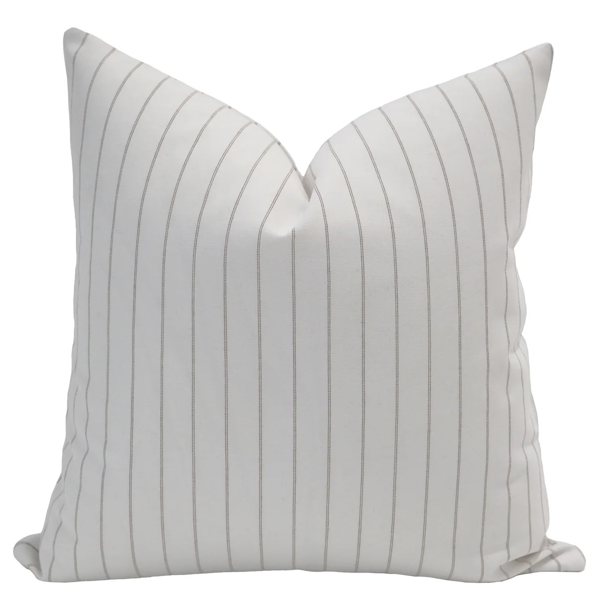 Minimal Stripe | Brown Outdoor Pillow Cover | Hackner Home (US)