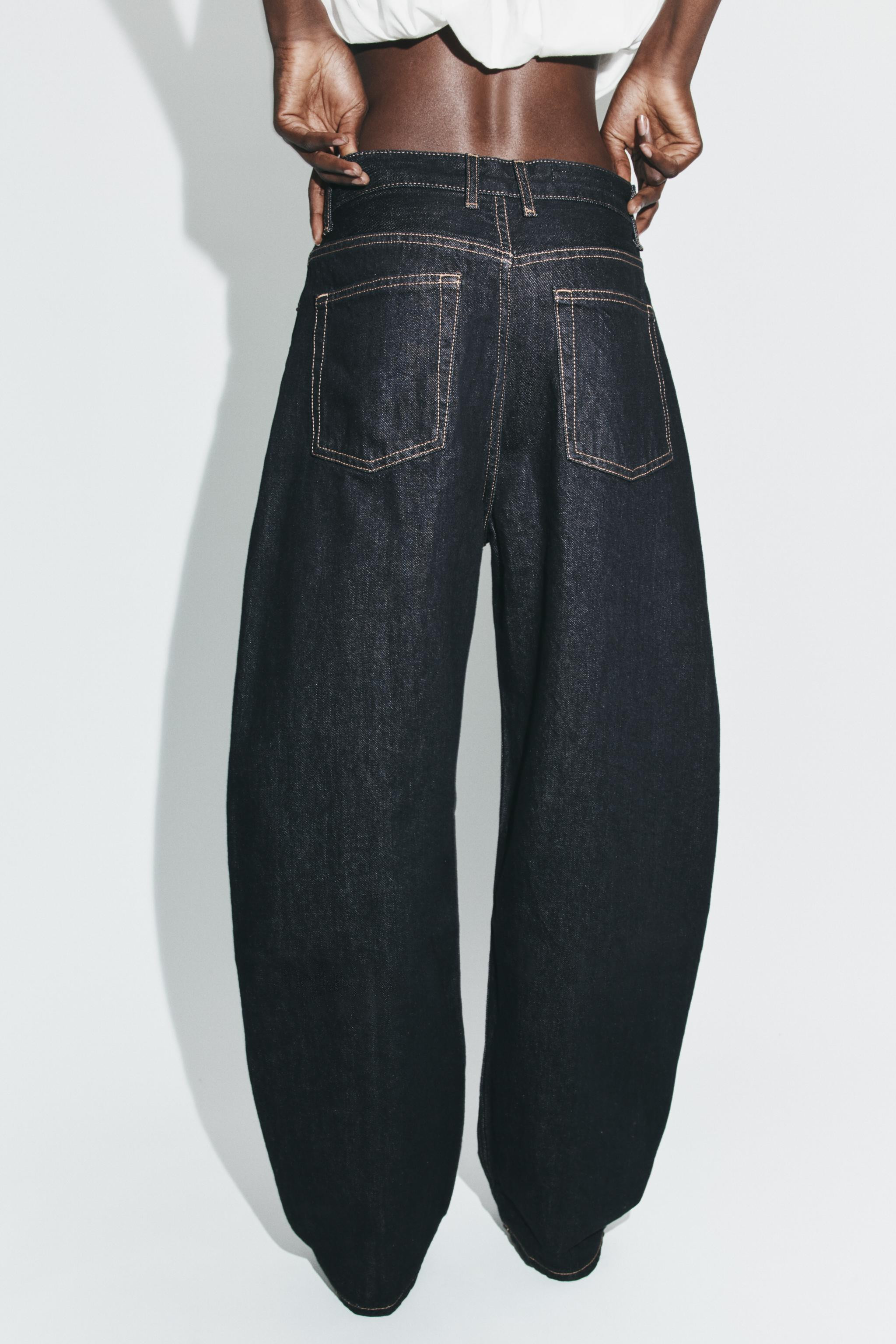 TRF BARREL HIGH WAIST JEANS | Zara US