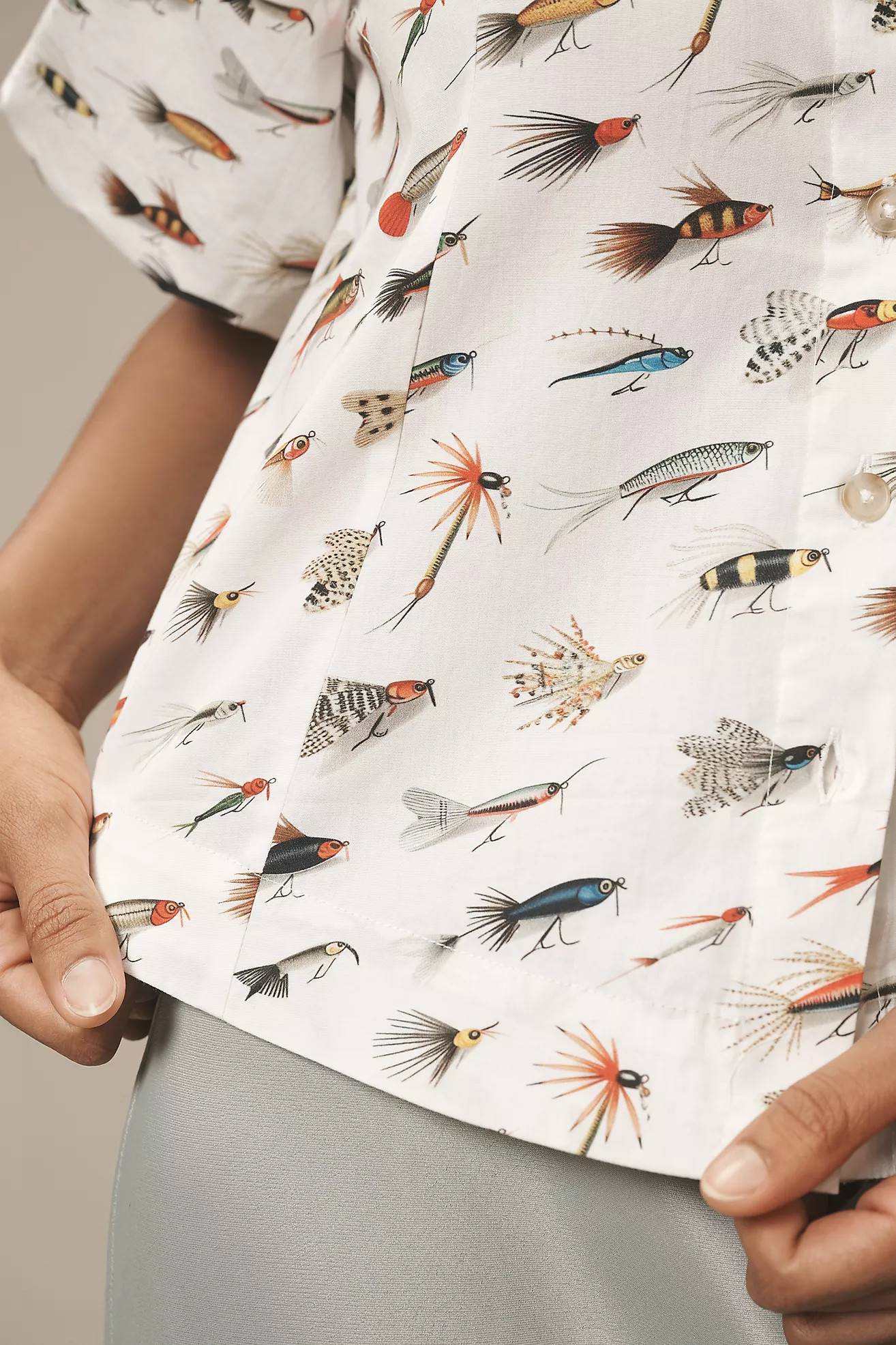 The Zooey Bubble-Sleeve Blouse by Maeve | Anthropologie (US)