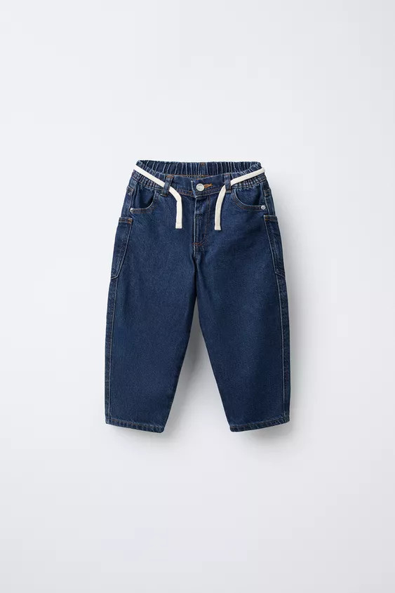 BAGGY JEANS WITH BELT | Zara US