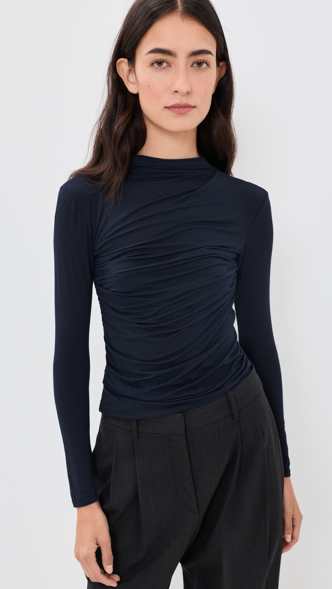 Fluid Viscose Jersey Twist Top | Shopbop