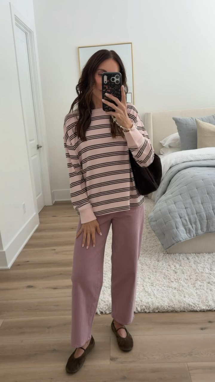 Target new finds, I'm wearing size S in top and 2 in jeans, both on sale.