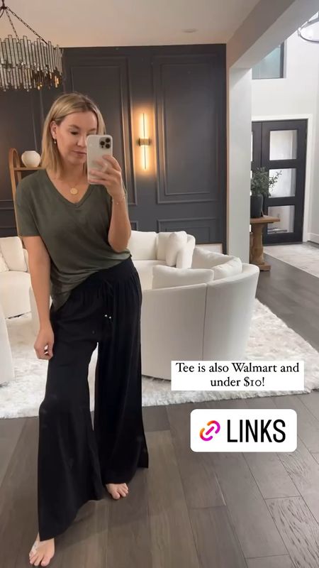 The most comfortable relaxed tee from Walmart! Fits tts! 

#LTKstyletip #LTKVideo #LTKfindsunder50