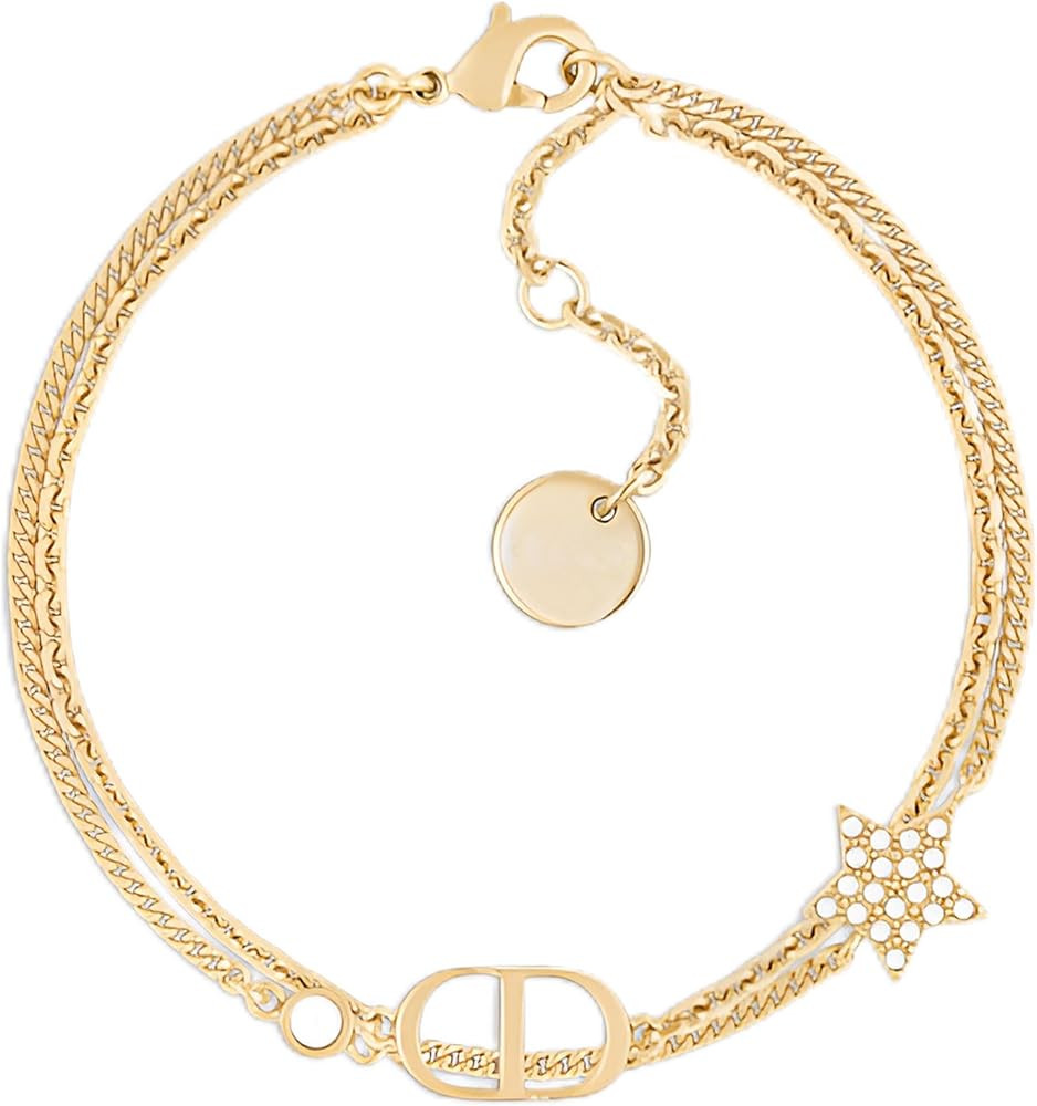 Personalized Luxury Initial Star Bracelets for Women - Handcrafted 18K Gold Plated Chain with Let... | Amazon (US)