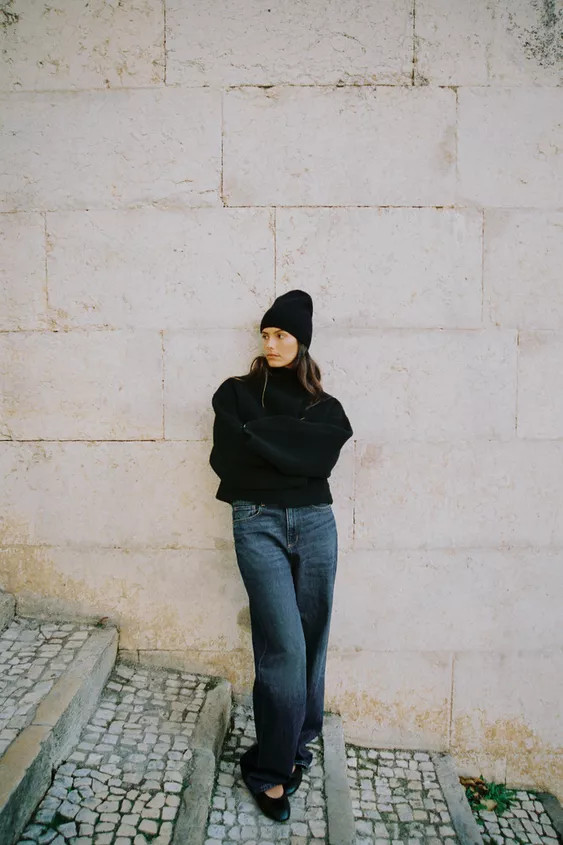 KNIT WRAP BOMBER JACKET | Zara US