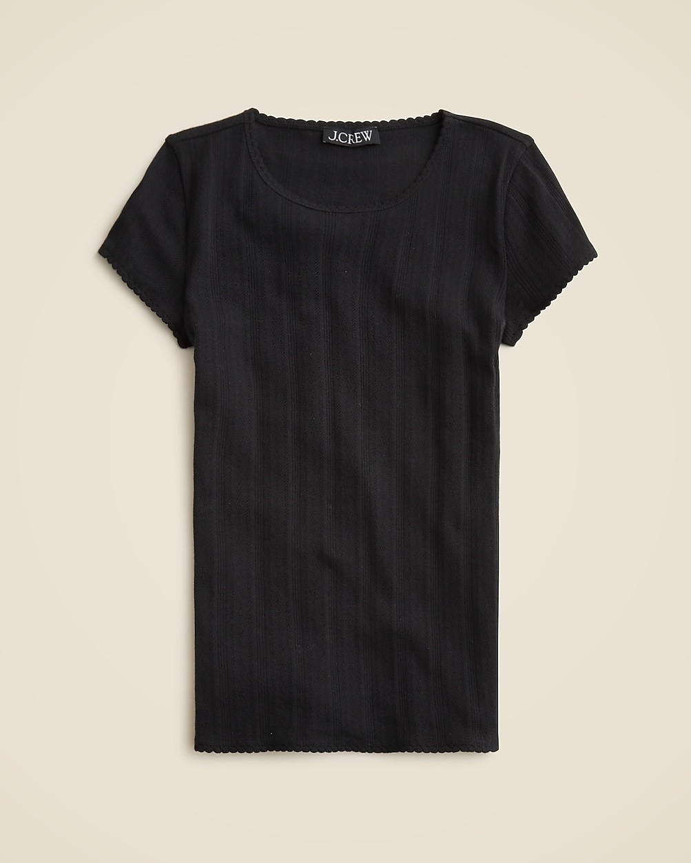Pointelle short-sleeve T-shirt | J. Crew US