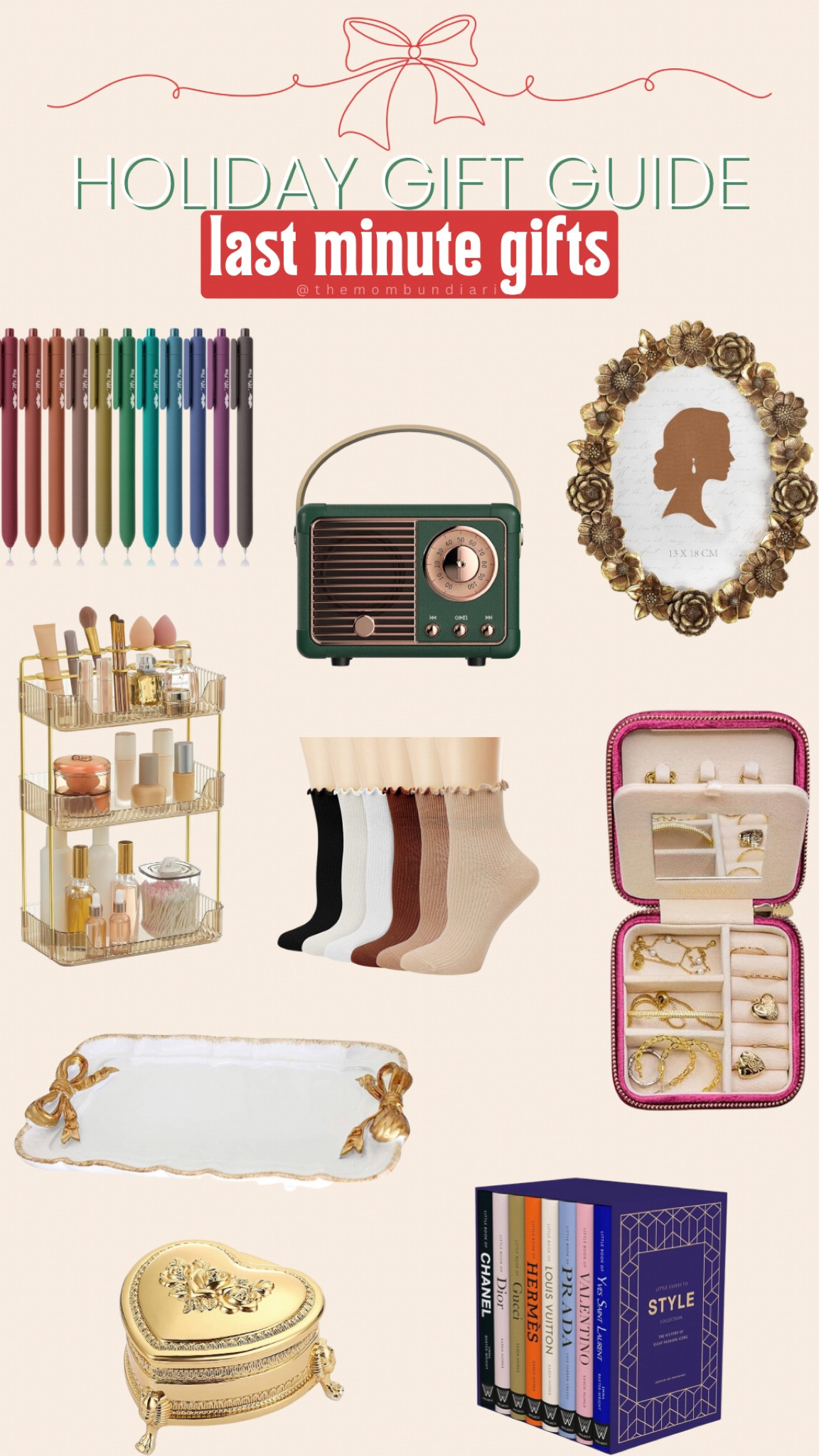 Last minute gift guide! 

aesthetic • gifts for her • amazon • jewelry case • bathroom organization • journaling • vintage 