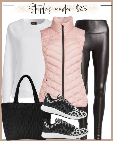 An amazing pink puffer vest! Looks great with plain white long sleeve tee and sneakers for a great fall fashion look. @walmart #walmartpartner 

#LTKover40 #LTKstyletip #LTKSeasonal
