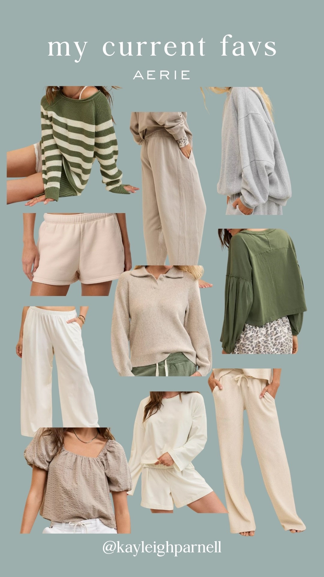 lovingggg all of these pieces from aerie 😍💕