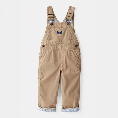 Oshkosh Toddler Boys Overalls, 5t, Beige | JCPenney