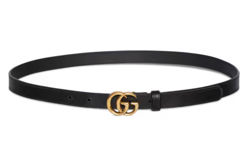 Leather belt with Double G buckle | Gucci (US)