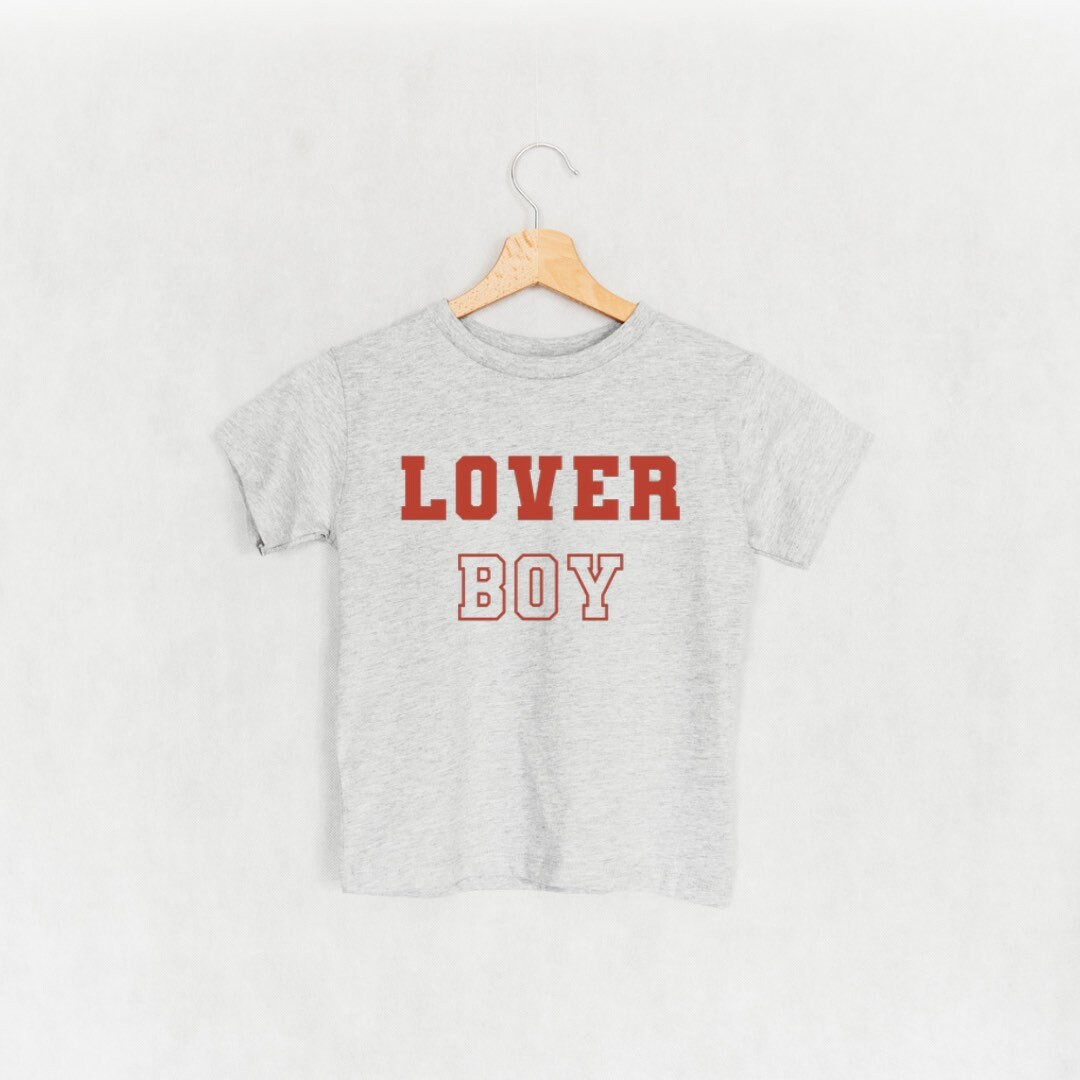 Lover Boy Valentines Day Shirt  Love Tee  Toddler Phrase - Etsy | Etsy (US)