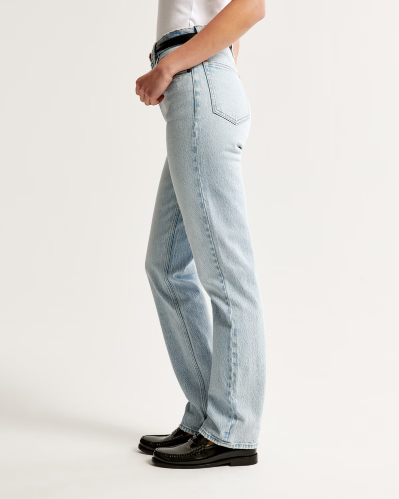 Ultra High Rise 90s Straight Jean | Abercrombie & Fitch (US)