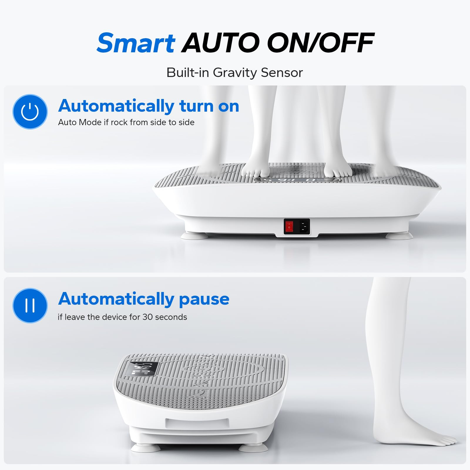 MERACH Vibration Plate Exercise Machine, Whole Body Workout Equipment for Women, Bluetooth and Si... | Amazon (US)