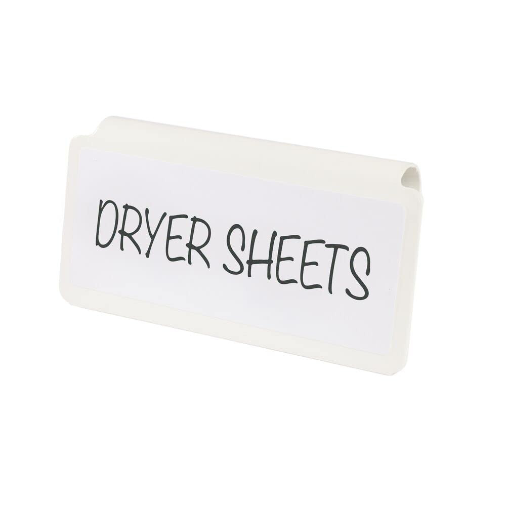 iDesign Ría Safford Metal Clip-On Labels for Storage Bins, Set of 8, Coconut | Amazon (US)