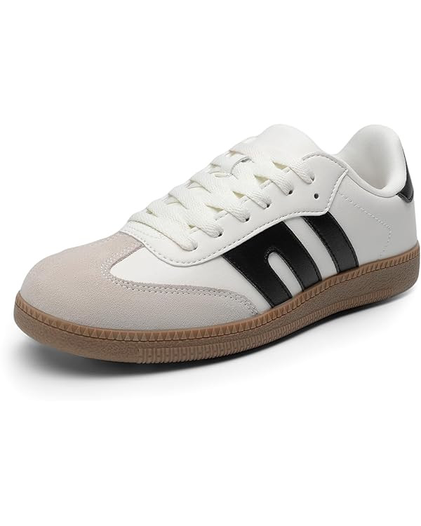 DREAM PAIRS Women's Tennis Sneakers Walking Flat Low-Top Casual Lace-Up Comfortable Nia Fashion S... | Amazon (US)