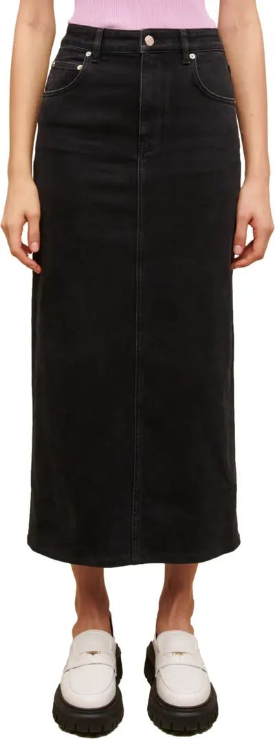 Jextra Long Denim Skirt | Nordstrom