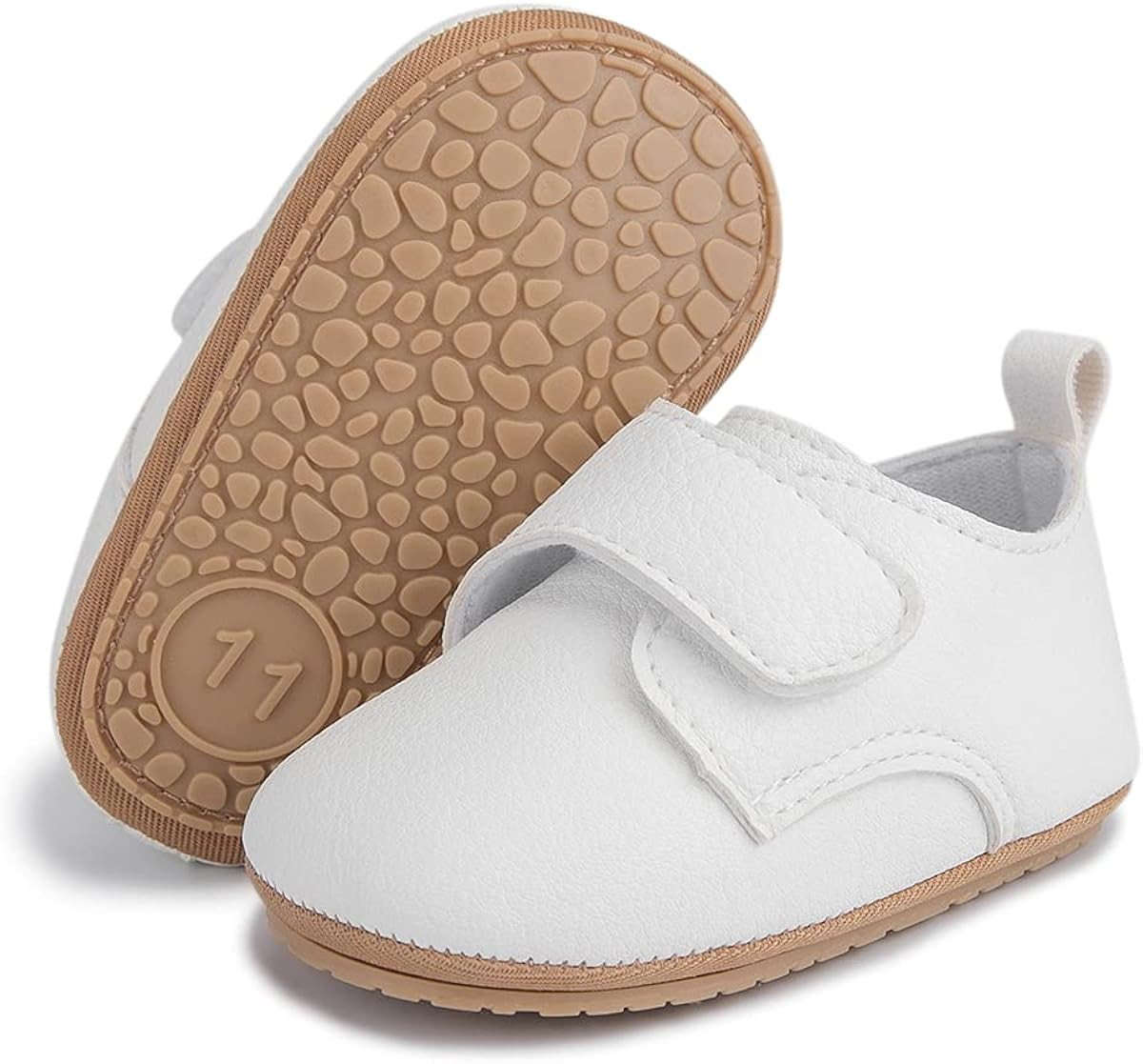 HsdsBebe Baby Boys Girls Oxford Shoes PU Leather Soft Rubber Sole Sneakers  Anti-Sli... | Amazon (US)