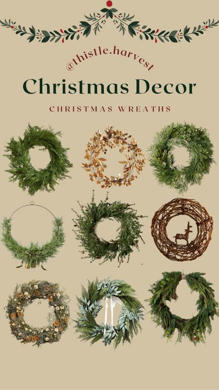 Christmas Wreaths 

#LTKHoliday #LTKSeasonal #LTKhome