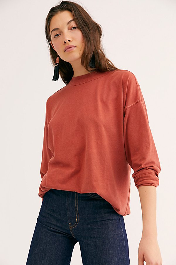 We The Free Be Free Tunic by We The Free at Free People, Red Jasper, XS | Free People (Global - UK&FR Excluded)