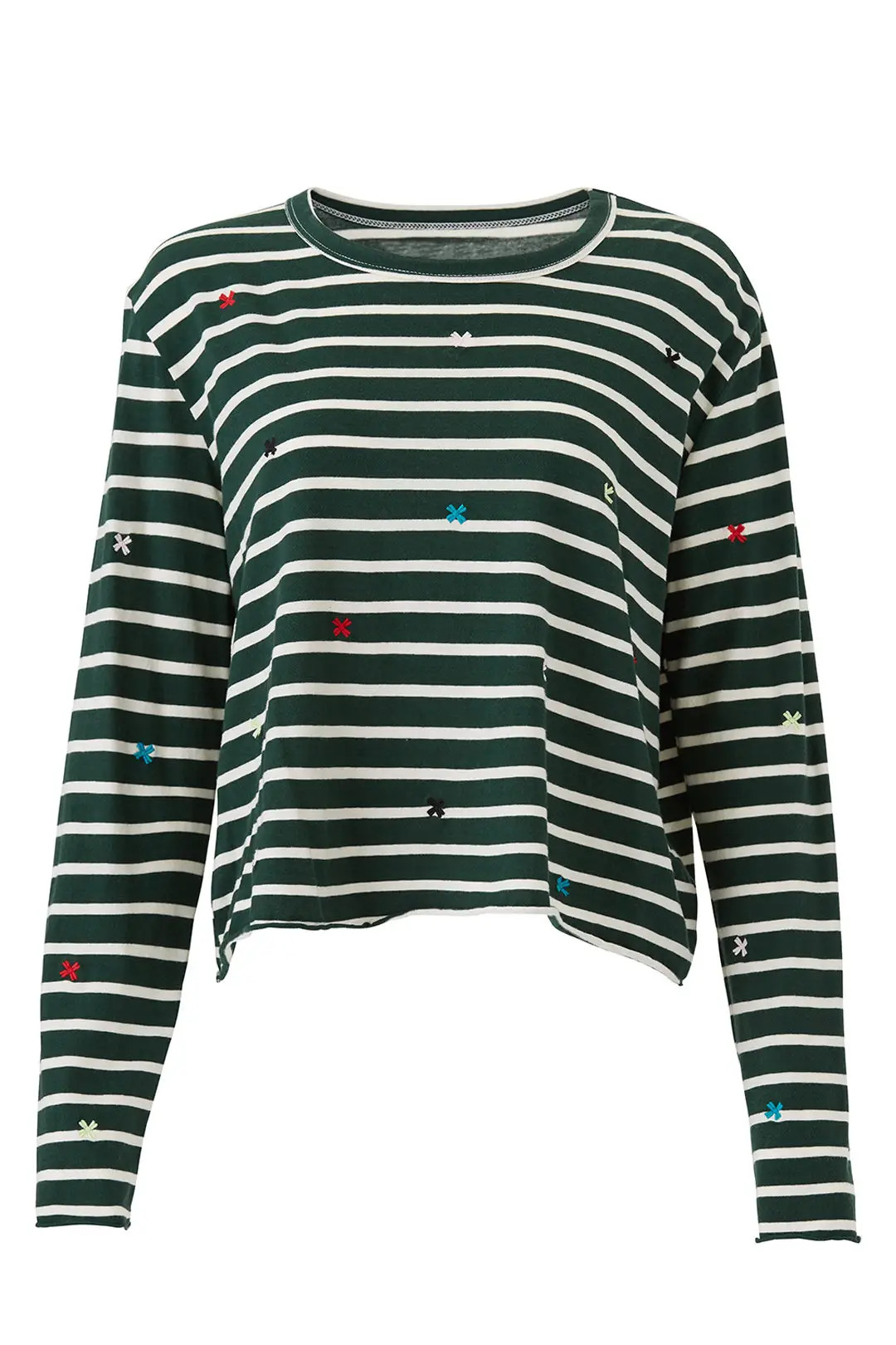 The Long Sleeve Crop Tee | Rent The Runway