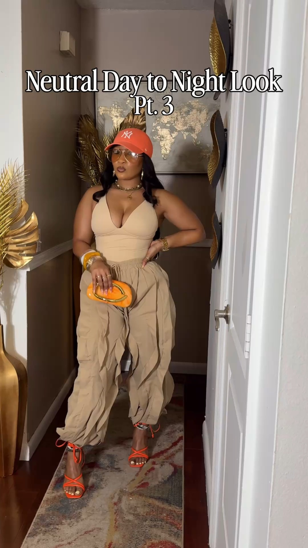 Neutral Day to Night look pt. 3. I love the pop of color that I paired with this neutral bodysuit and statement pant look. Perfect for kick backs, concerts, food festivals and daytime events. These pants have pockets and a functional drawstring at the waist. They are TTS.
Everything: Medium 

#LTKootd #LTKSeasonal #LTKgrwm