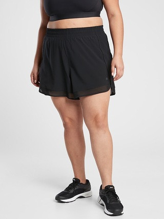 Mesh Racer Run Short 4" | Athleta