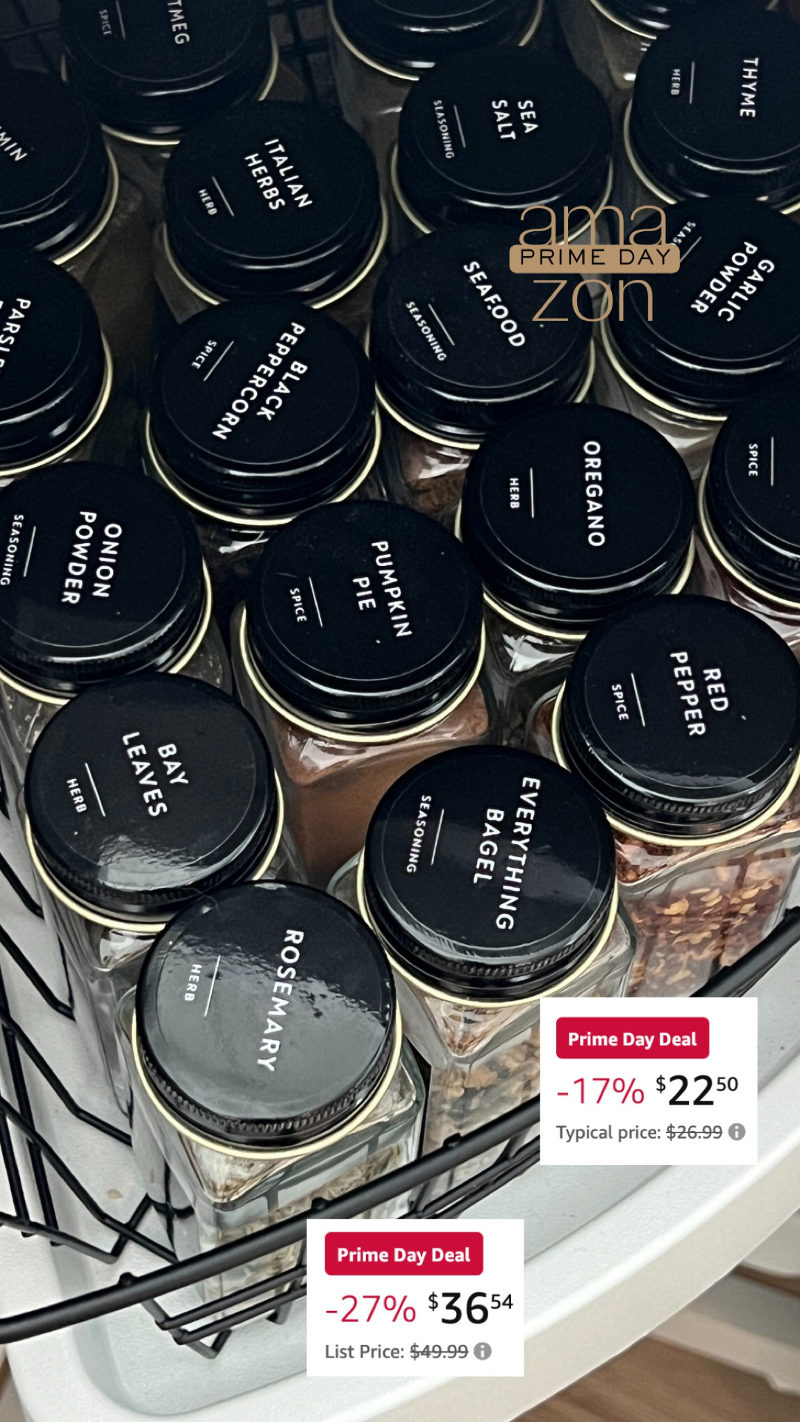 Kitchen Spice Jars + Lazy Susan Baskets 

#LTKSaleAlert #LTKFindsUnder50 #LTKHome