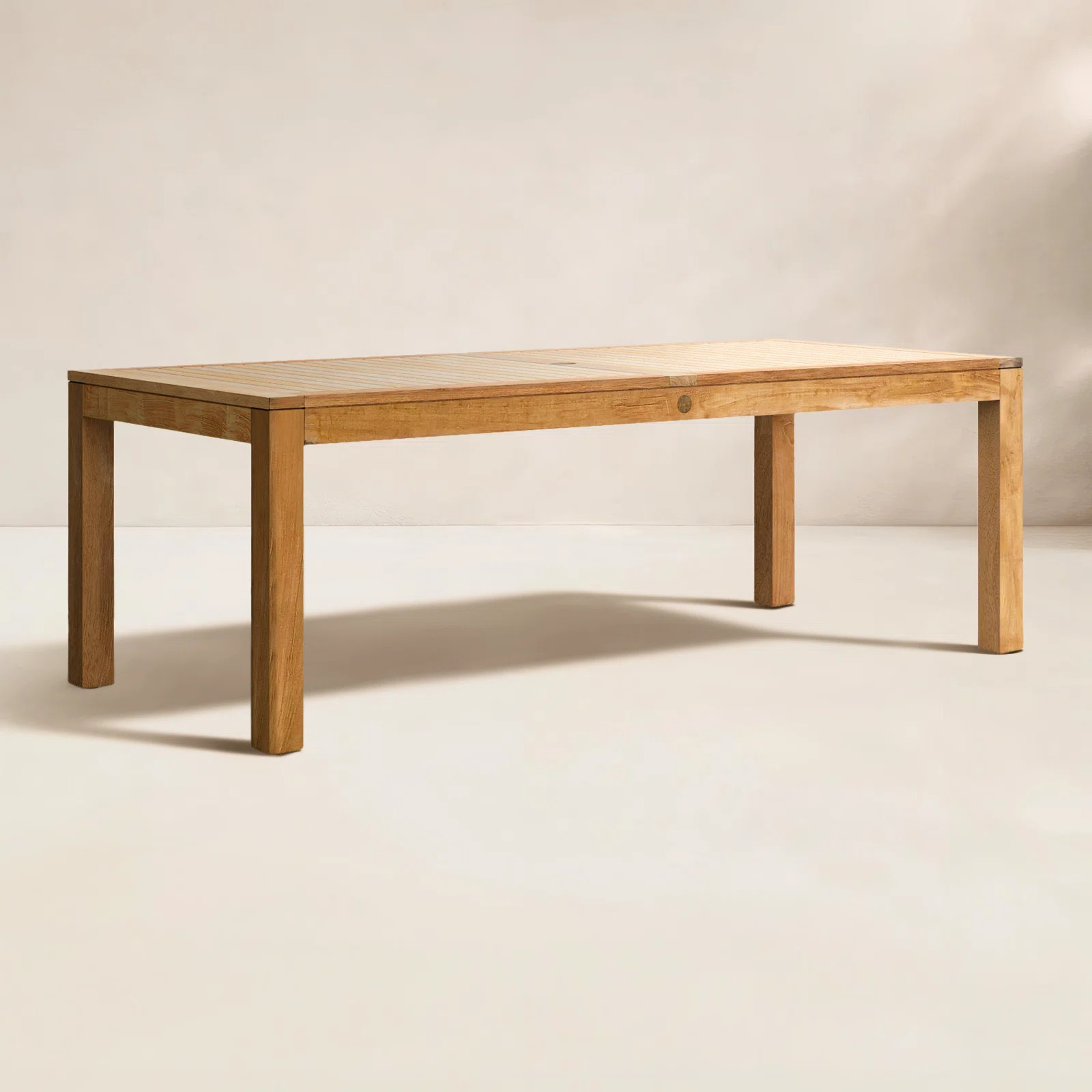 Tempo Big Teak Rectangle Patio Table | Wayfair North America