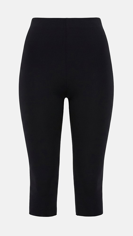 Commando Neoprene Capri Leggings Black M | Shopbop