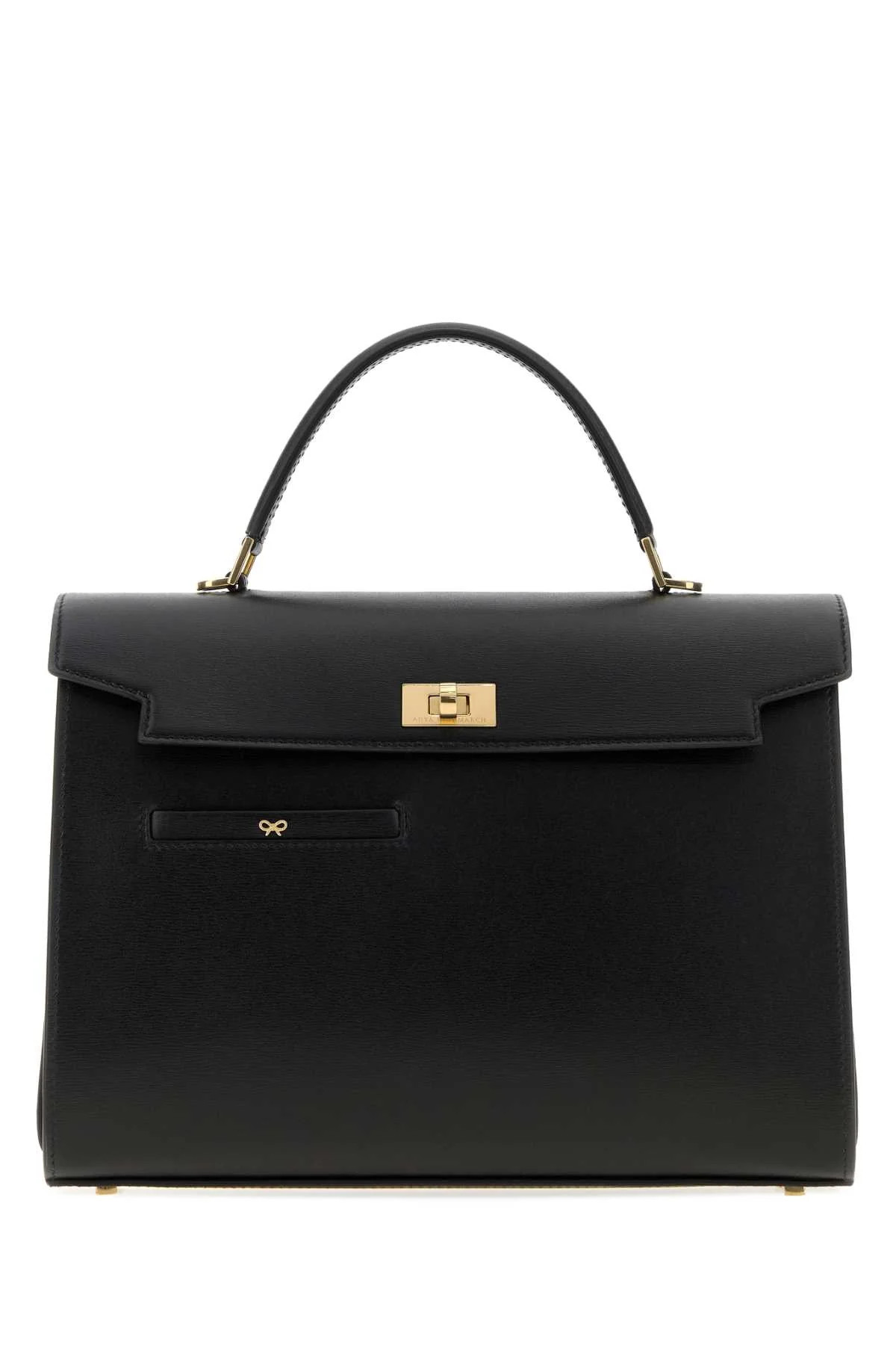 Anya Hindmarch Mortimer Top Handle Bag — Black | Italist Inc.