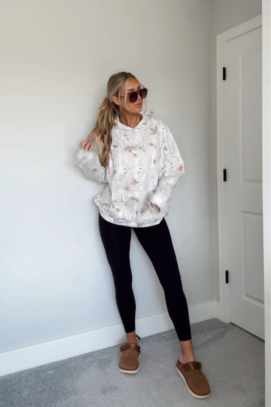 Mom OOTD 🖤 wearing a size L in the hoodie & size S in the leggings - Uggs are TTS!

#LTKFindsUnder50 #LTKStyleTip #LTKFindsUnder100