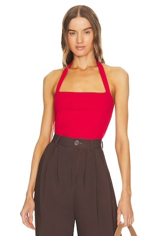 Susana Monaco Halter Top in Perfect Red from Revolve.com | Revolve Clothing (Global)