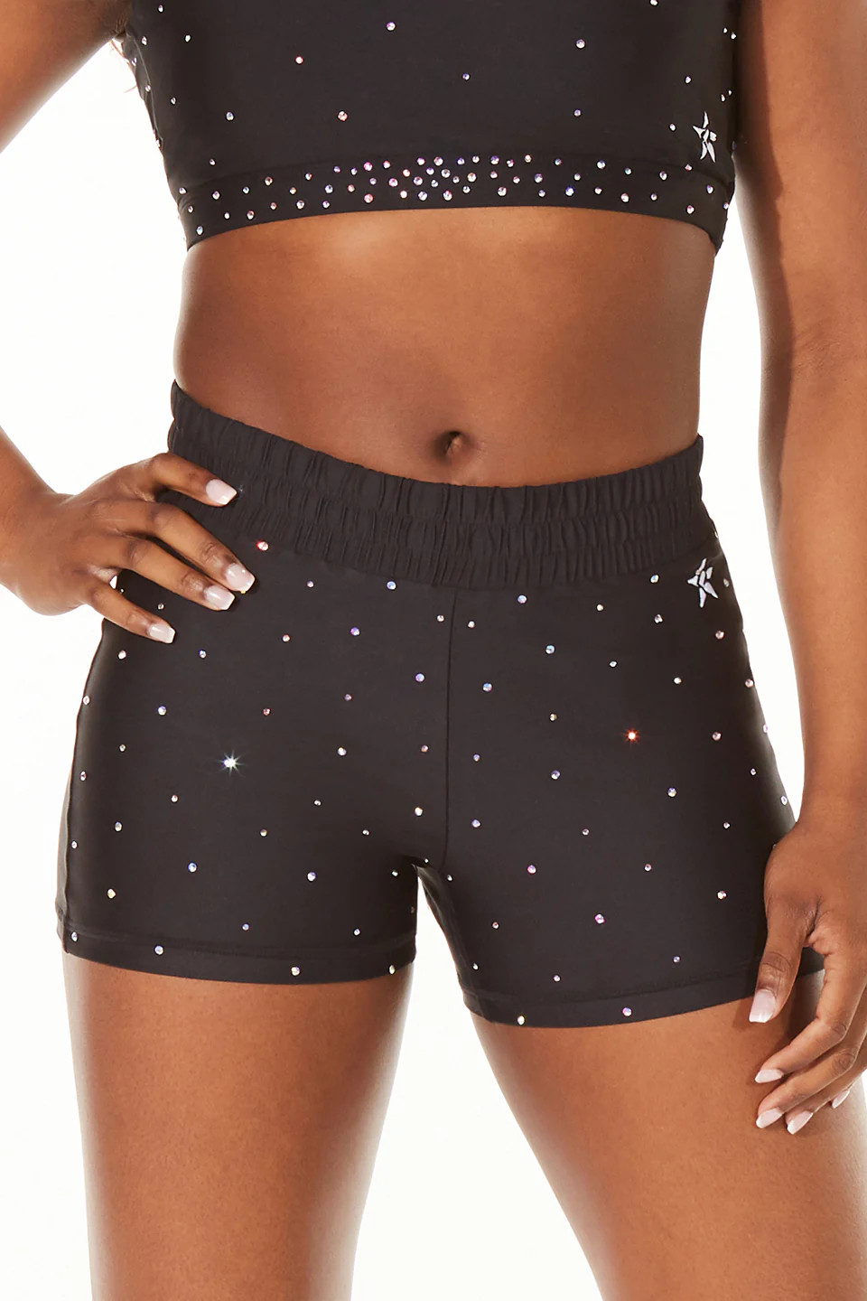 Cinched Compression Short in Black | Rebel Athletic