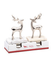 Set Of 2 Reindeer Stocking Holders | Home | T.J.Maxx | TJ Maxx