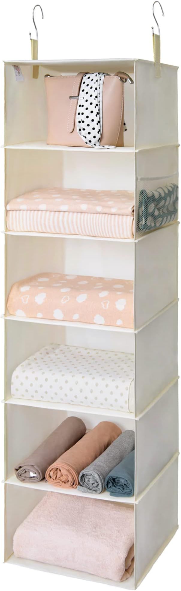 GRANNY SAYS 6-Shelf Hanging Clothes Organizer, Closet Organizers and Storage, Foldable Hanging Sh... | Amazon (US)