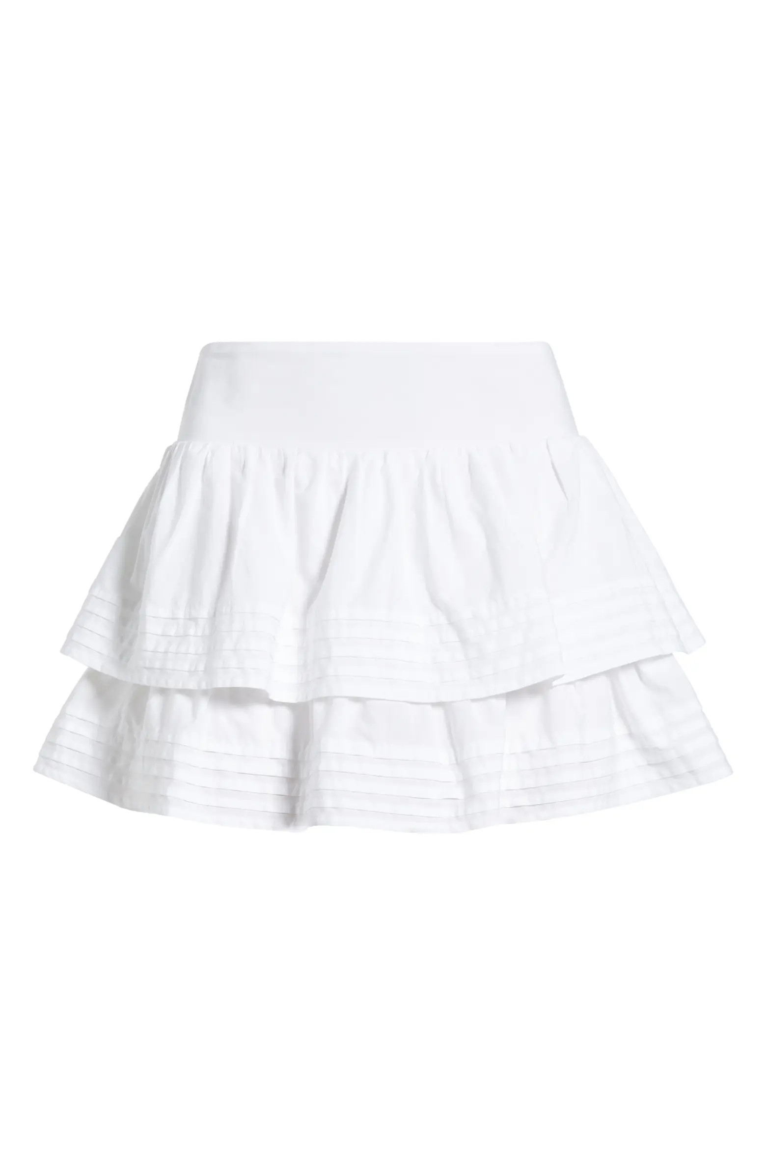 BP. Tiered Ruffle Cotton Miniskort | Nordstrom | Nordstrom