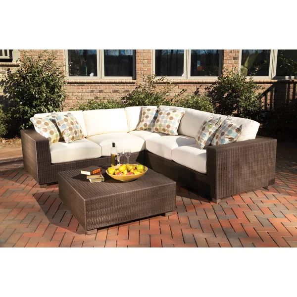Montecito Sectional Loveseat with Cushions | Wayfair North America