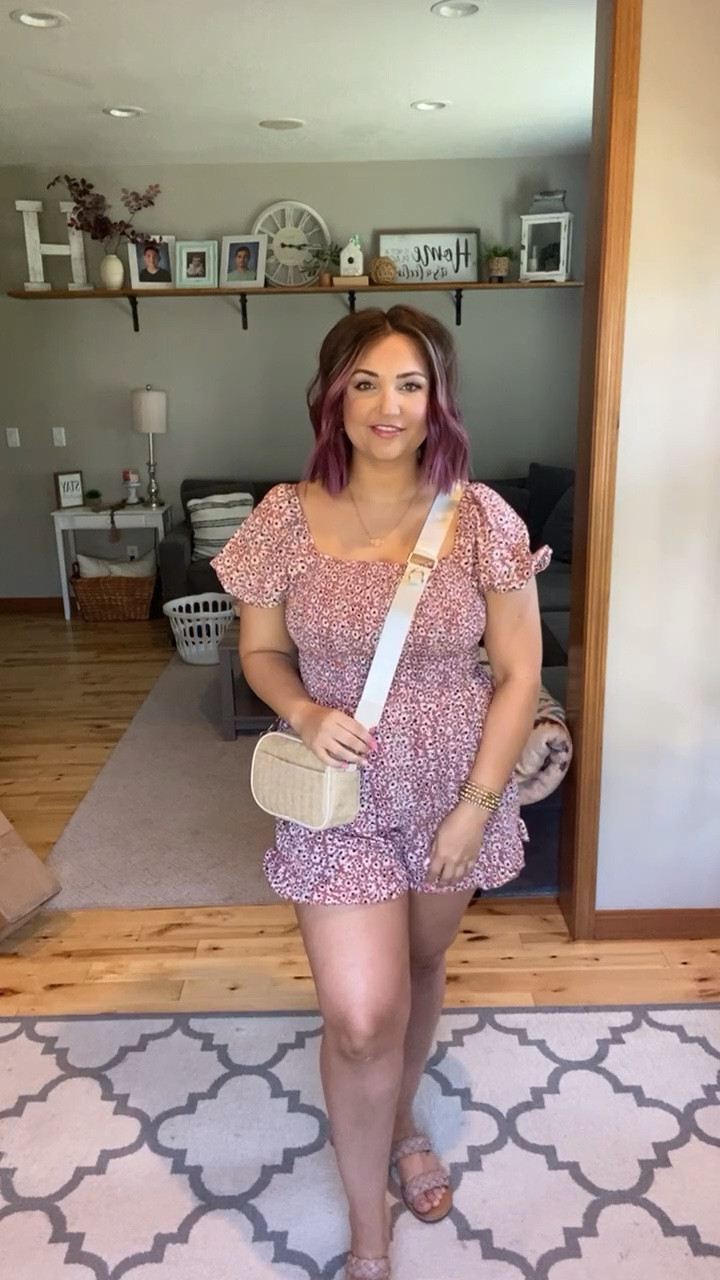Flattering romper for mid sized 

#LTKunder50 #LTKSeasonal #LTKcurves