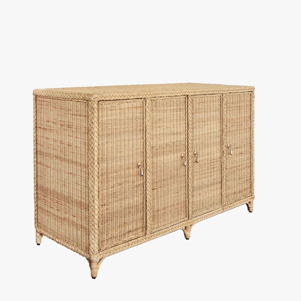 Evangeline Woven Rattan Buffet | Dear Keaton