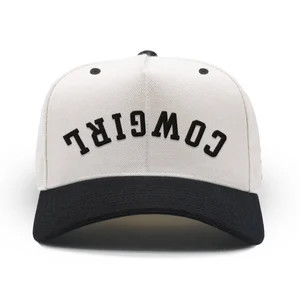 Cowgirl Hat Two Tone Upside Down Cowgirl Embroidered Hat Western Two Tone Hat Embroidered Cowgirl... | Etsy (US)