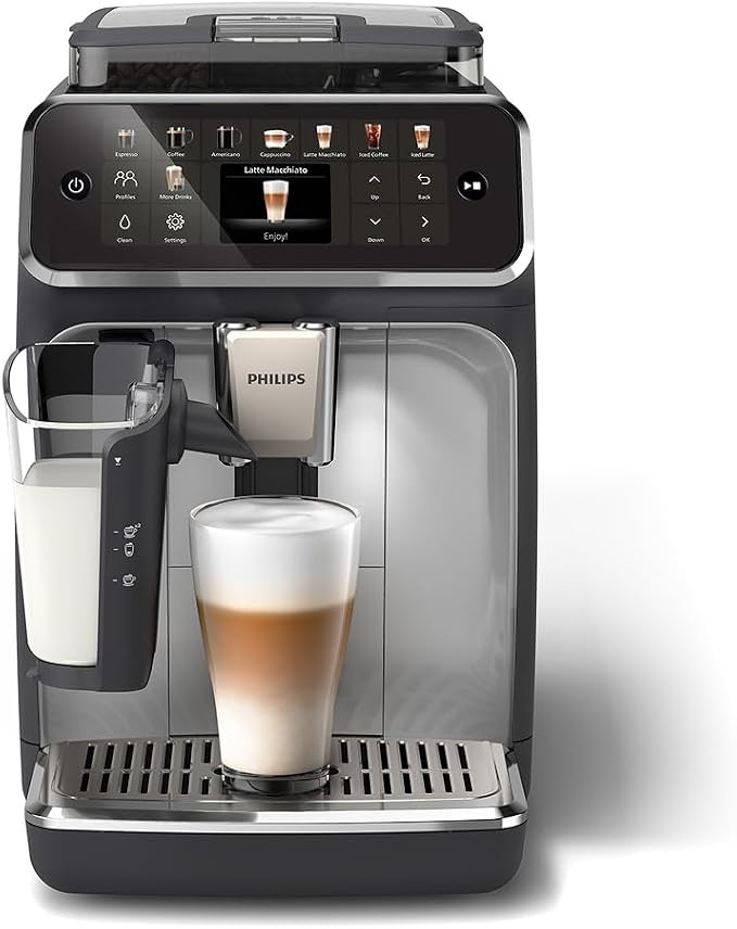PHILIPS 5400 Series Bean to Cup Coffee Machine – 12 Coffee Varieties, LatteGo Milk Frother, Fas... | Amazon (UK)
