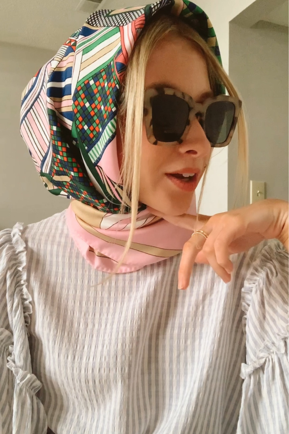 old money aesthetic hair scarf, silk head scarf, colorful silk scarf, summer hair scarf, old money aesthetic look 

#LTKunder100 #LTKstyletip #LTKunder50