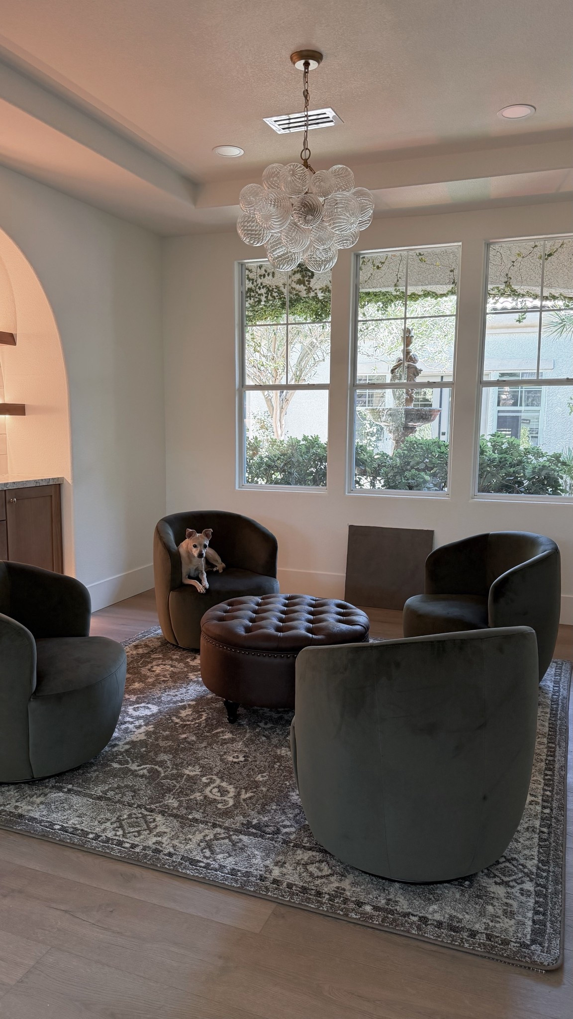 Arm chairs // Lounge // Chandelier

Rug is from rugs.com “Madeline” in brown

#LTKHome