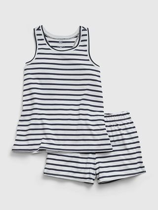 Kids 100% Recycled PJ Tank and Shorts Set | Gap (US)