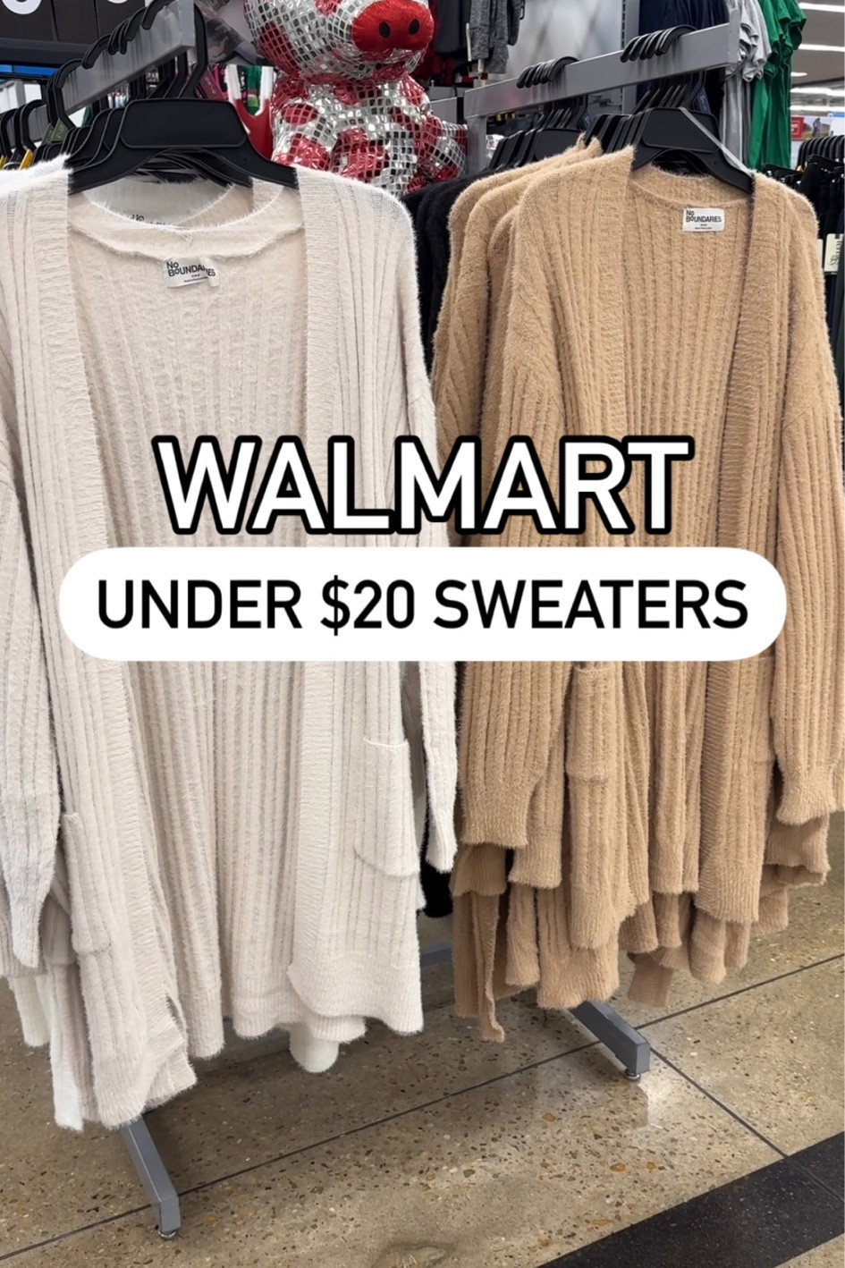 Instagram reel, Walmart outfit, Walmart fashion, Walmart try on, no boundaries, under $20 sweaters, red pullover, leopard cardigan, duster cardigan 


#LTKFindsUnder50 #LTKSeasonal #LTKStyleTip