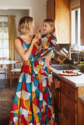 New ANTHROPOLOGIE x SIKA Geometric Maxi Dress size 0 | eBay US