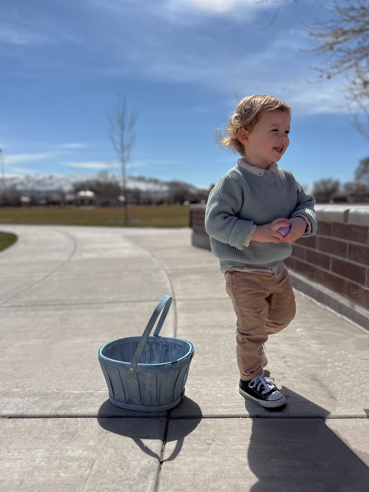 Last minute Easter baskets toddler boy chinos button up sweater for spring Sunday best 

#LTKkids #LTKFind #LTKfamily