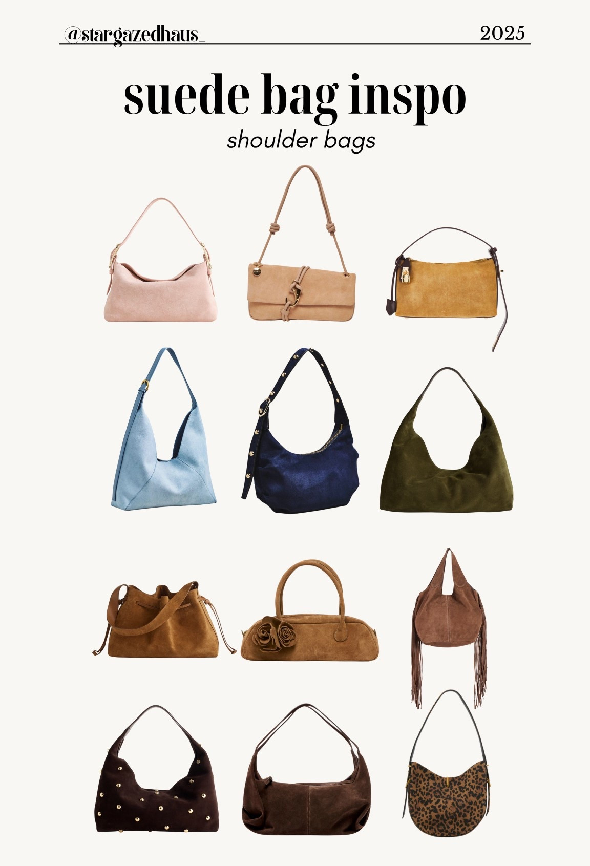 Effortless, undone elegance — this year’s suede shoulder bags are the definition of quiet luxury. Perfectly slouchy, versatile, and soft to the touch, they pair beautifully with long coats, denim, and knits. Whether you love a classic tan or an unexpected pop of navy or moss, these are the styles you’ll carry all season. 

#LTKSeasonal #LTKStyleTip #LTKFindsUnder100