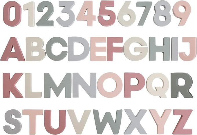 mushie Foam Letters & Numbers Bath Play Set (Original) | 26 Pieces for Ages 3 Years+ | Floating F... | Amazon (US)